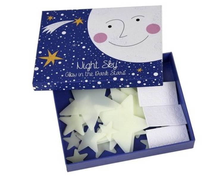 Nachtleuchtende Sterne, 30 Stück in Schachtel - REX 28010