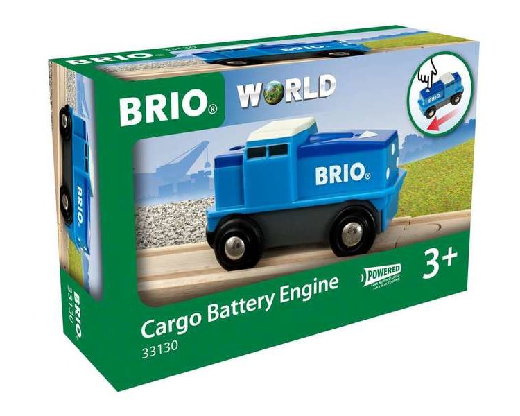 Blaue Batterie Frachtlok - BRIO 33130