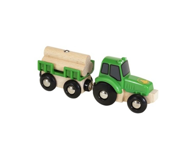 Traktor mit Holz-Anhänger - BRIO 33799