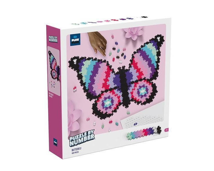 800 Kreativ Bausteine Puzzle Schmetterling - PLUS 9603915