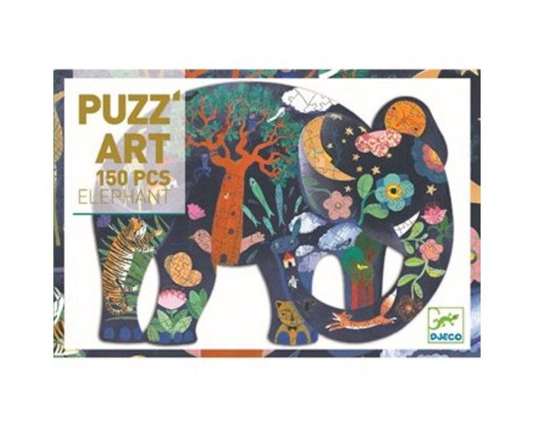 Puzz\'Art 150 Teile: Elefant - DJECO 07652