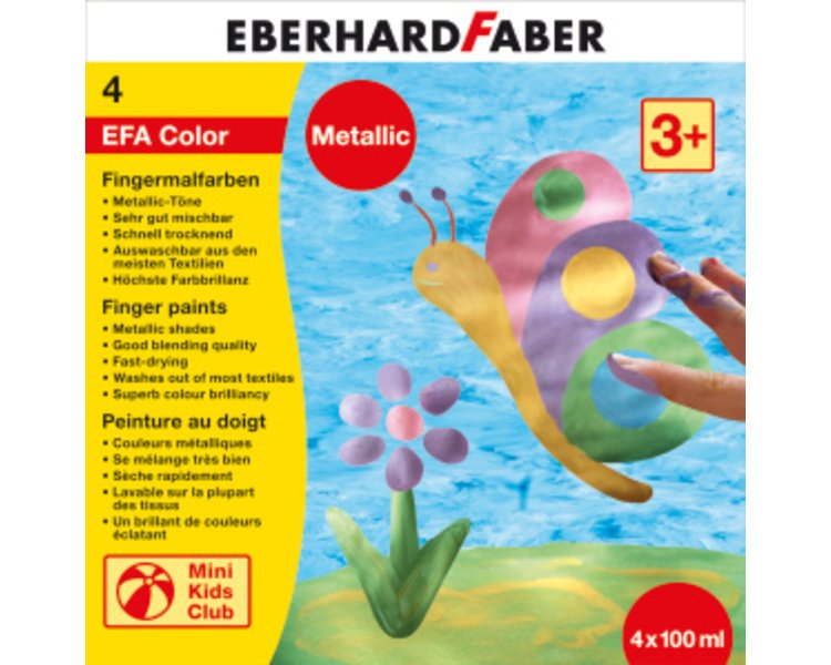 Fingermalfarbe Metallic - EBERHARD 578802