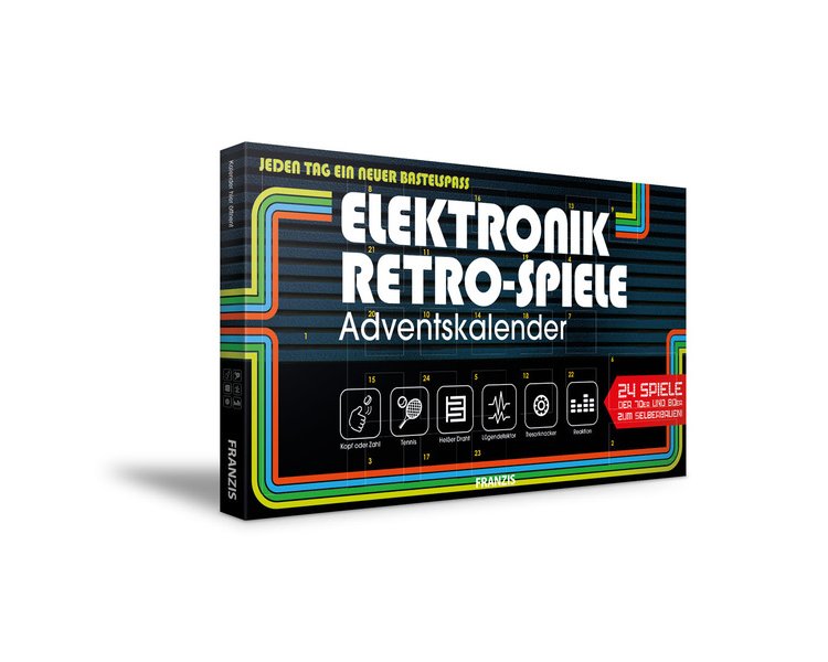 Adventskalender Elektronik Retro-Spiele - FRANZIS 671509