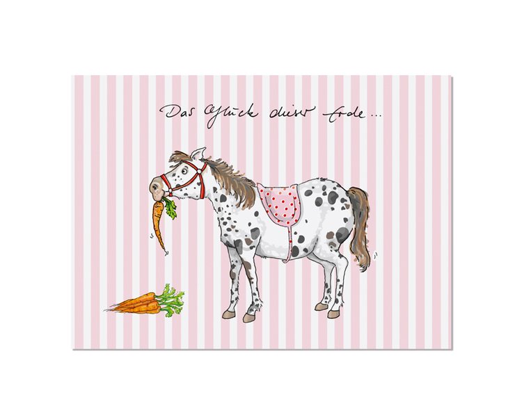 Postkarte Pony - KRIMA 13467