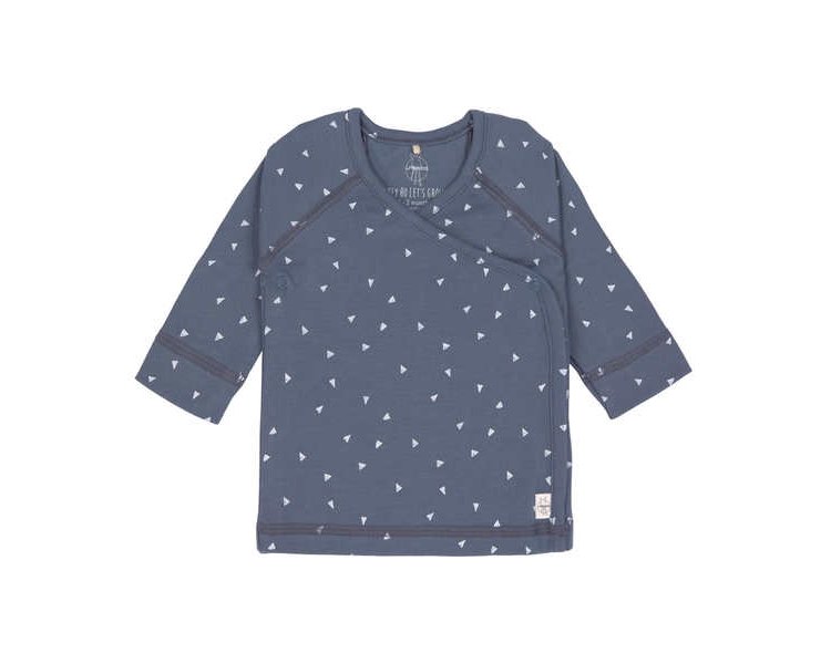Wickelhemd Kimono Dreiecke blau (0 - 2 Monate) - LÄSSIG 1531011498-56