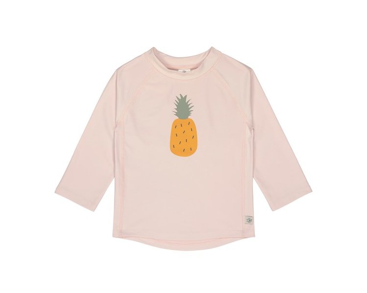 UV-Shirt Kinder Langarm Rashguard, Ananas powder pink, Gr. 98, 25-36 M. - LÄSSIG