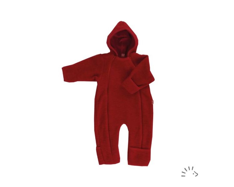 Baby Overall Wollfleece Cassis, Gr. 50/56 - POP095001-09/331-50