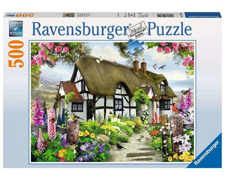 Puzzle 500 Teile:Verträumtes Cottage - RAVEN 14709