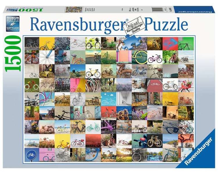 Puzzle 1500 Teile: 99 Fahrräder und mehr - RAVEN 16007