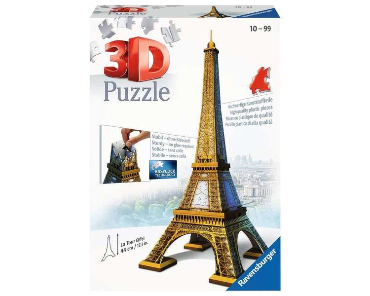 Puzzle 3D 216 Teile: Eiffelturm - RAVEN 12556