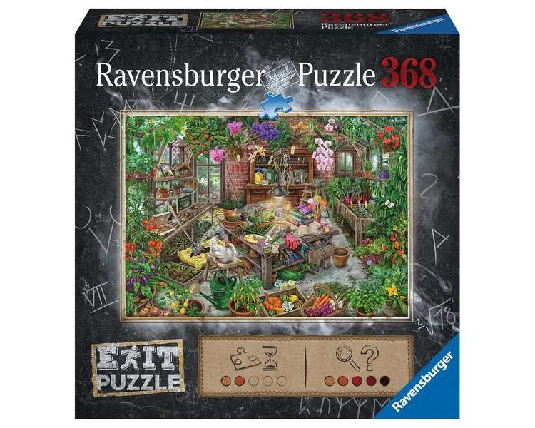EXIT Puzzle 368 Teile: Im Gewächshaus - RAVEN 16483