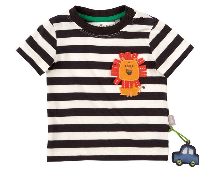 T-shirt für Baby Junge, gestreift Löwe, Gr. 80 - SIGI-170811-80