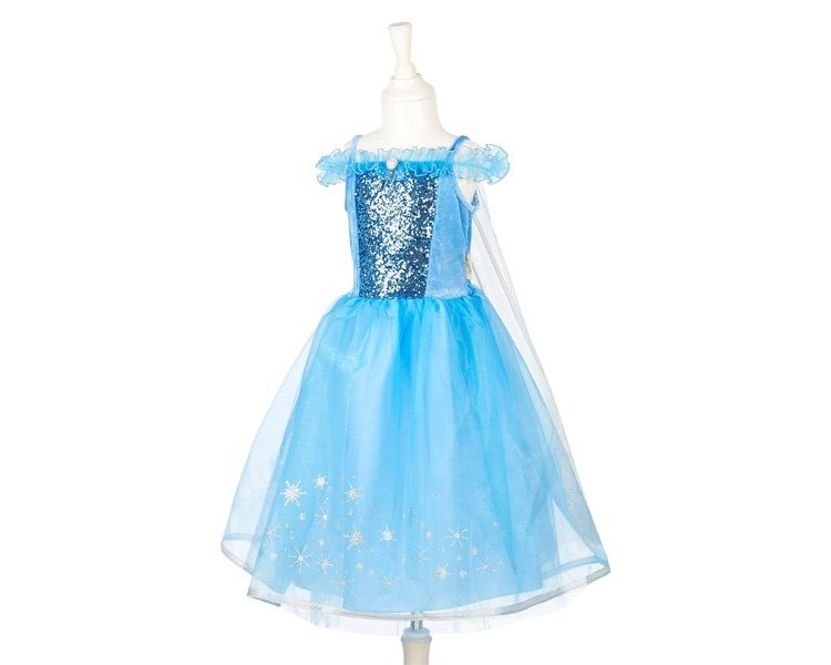 Kleid Eiskönigin, blau (5-7Jahre) - SOUZA 100788