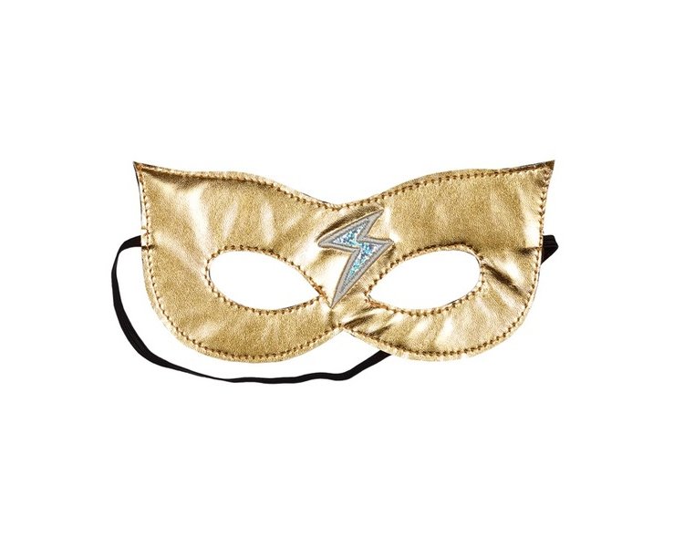 Maske Superheld, gold (3-10 Jahre) - SOUZA 106051