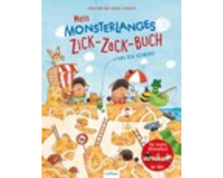 Mein monsterlanges Zick-Zack-Buch: Fang den Schnurk! - ESSLINGER 23344