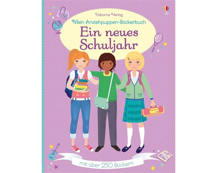 Mein Anziehpuppen-Stickerbuch: Ein neues Schuljahr - USBORNE 2405