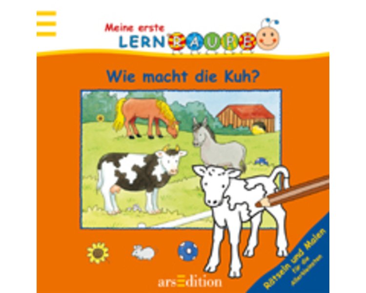 Kindergarten-Lernraupe: Wie macht die Kuh? - ARSEDITION 7993