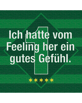 Fußball-Magnet \"Feeling\"