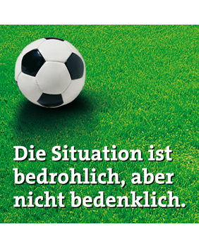 Fußball-Magnet \"Situation\"